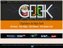 Tablet Screenshot of jtgeek.com